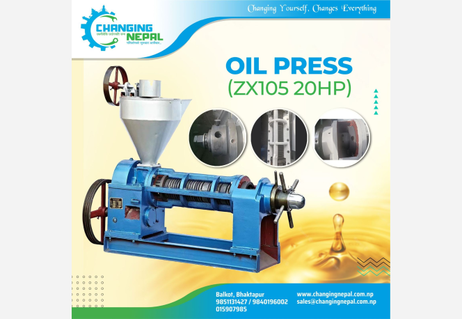 Oil Press Machine (20Hp)